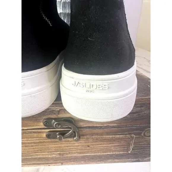 J/Slides Tristan Faux Fur Lined Waterproof Sneaker Boots - Picture 8 of 14